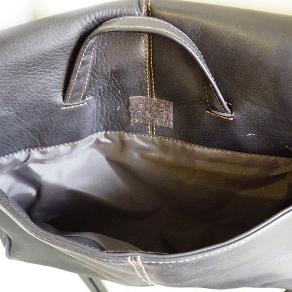 WILSON LEATHER Crossbody Messenger Bag Tablet Case - Picture 4 of 8